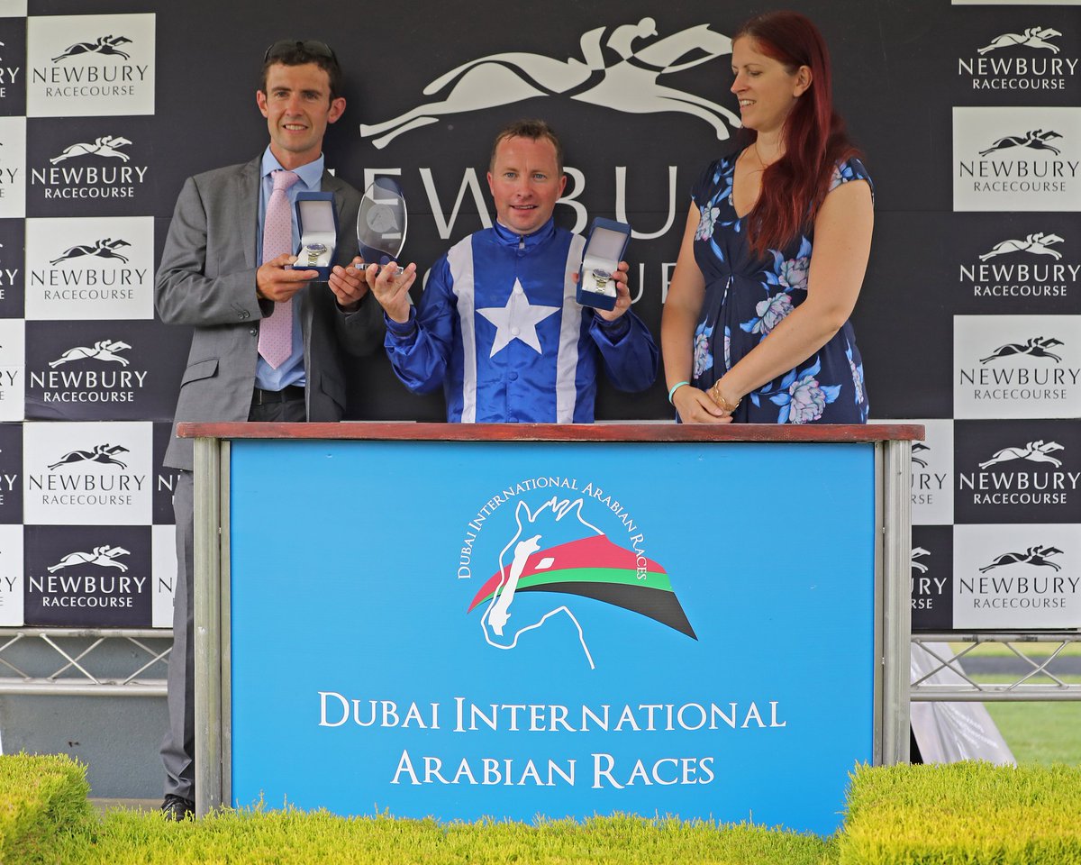 DIA_Races's tweet photo. Dubai International Arabian Races at Newbury, 29th July International Stakes - 4yo & up, 1m2f
1st: SHARESA
2nd: ISHFAQ
3rd: LAHEEB
Congratulations to all connections!
#DIAR2018 #ArabianRacing
@ArabianRH @ARO_Racing @ifahr https://t.co/lrpaBu0psv