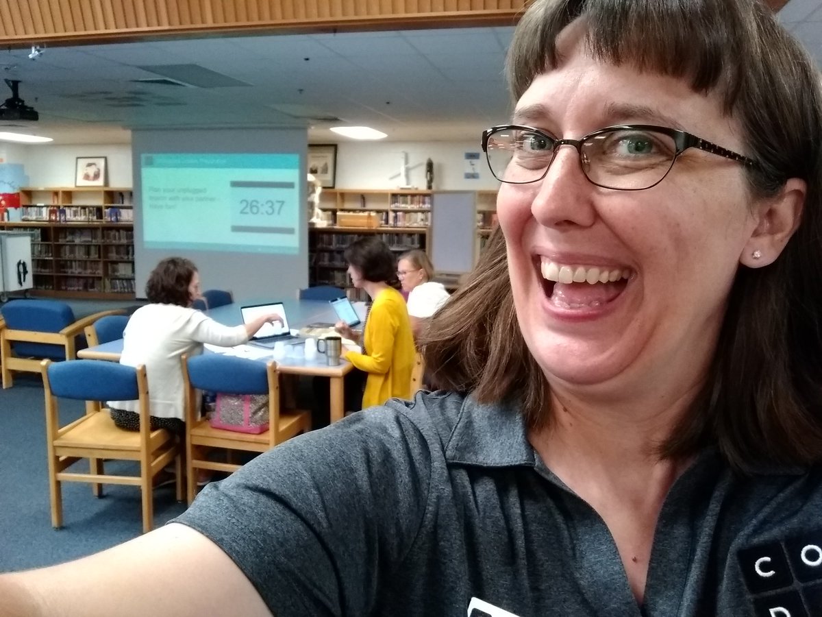 fssdfismedia's tweet image. Excited to be leading @codeorg K-5 Fundamentals workshop for @franklinspecial teachers today! Thses teachers are passionate about their children and will be sharing coding this school year! #teachcode #leadcode