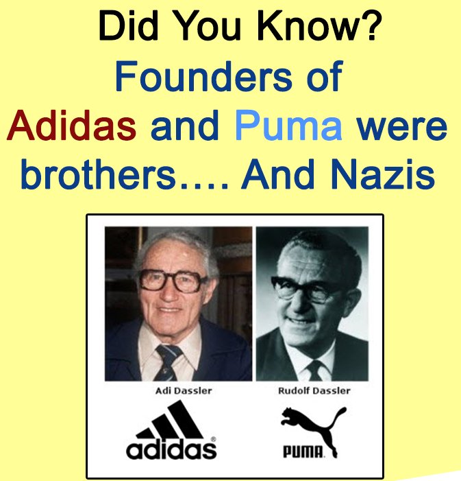 alliantie dichtheid Anemoon vis Stop dictatorship in Serbia Twitter पर: "#Innenministerium sagt nicht, wer  Puma-Logo entworfen hat! Woher kommen eigentlich Namen wie #PUMA!???⬇???  Adolf Dassler gab seinem Unternehmen den Namen Adidas. Rudolf hingegen  nannte sein Unternehmen #