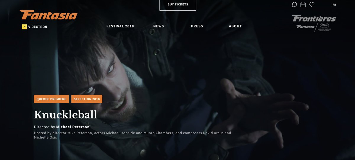 Film_AMP's tweet image. Happy opening @FantasiaFest!  Don't miss the Quebec Premiere of #KNUCKLEBALL (@kBallMovie) on 7/21 with Michael Ironside, @The_Munro &amp;amp; more.
🎟 po.st/KBallFantasia
RSVP: facebook.com/events/1029661… #FantasiaFest