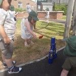 GreenTreeCt's tweet image. We took advantage of the glorious weather and headed outside this week with the children from Chestnut Nursery. It was perfect weather for some summertime fun, so we set up a selection of ball games and a croquet pitch: buff.ly/2KMIZcS @ExeterEYFS