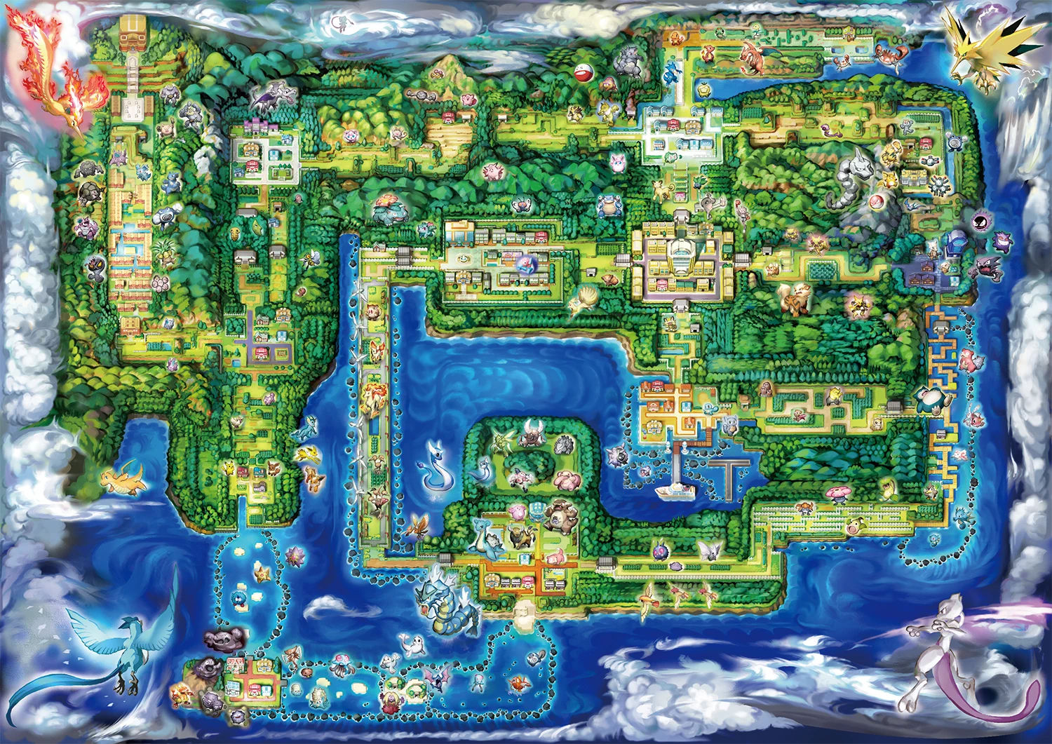 【大幅値下げ】ポケモン ピカブイ　カントー地方マップB1ポスター Dh6CPKPUcAEchdf?format=webp&