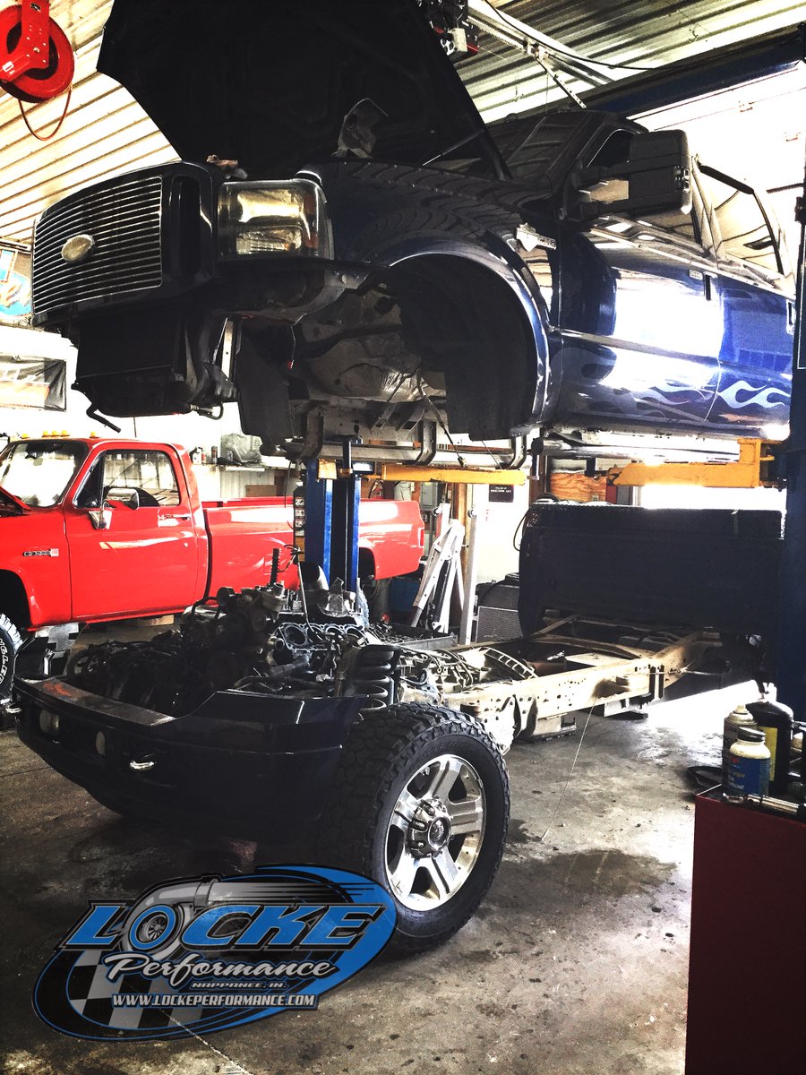 lockeautodiesel's tweet photo. Nothing new here...Another Ford just hanging out, getting prepped for a fresh set of head gaskets, ARP head studs, high pressure oil pump, PPE oil cooler, and a laundry list of other parts to wake it up again. #lockeperformance #powerstroke #raisingstandardstoexceedexpectations https://t.co/CyKLTxhnrE
