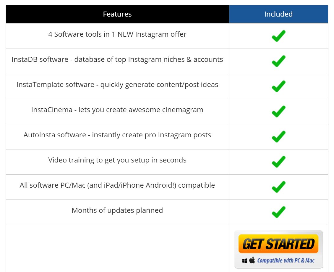 LivingSocial5's tweet image. ALL that you get (for $17.95 ONLY!) with bit.ly/InstaCrusher-2

#Instagram #socialmediamerketing #socialmediatips #onlinetraffic #followers #Influencer #InfluencerMarketing @instagram