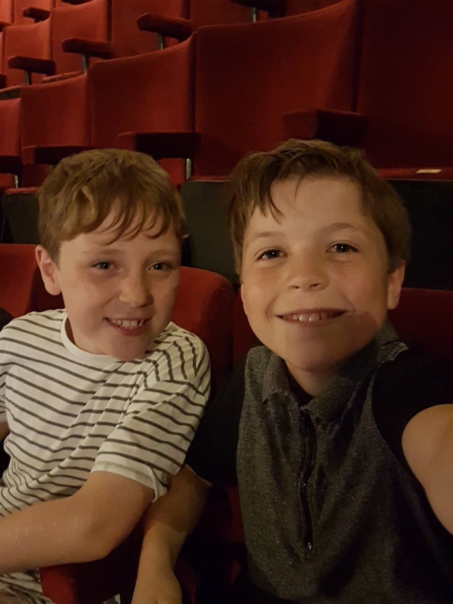 SaxtonCE's tweet photo. Mamma mia here we go again!! Excited boys and girls ready and waiting :) #palacetheatre #MammaMia #teamsaxton https://t.co/8sfTR9nPSf