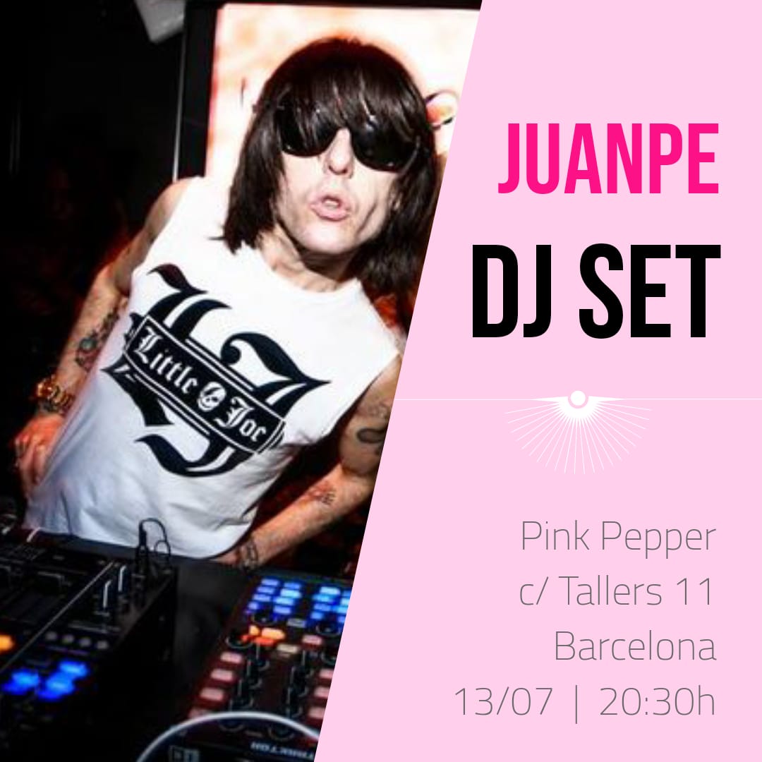 ¡Mañana tienes una cita con #JuanPe!
DJ Set a las 20:30h 🕣 en c/Tallers 11 (#Barcelona) donde además podrás llevarte las camisetas de JuanPe firmadas. ¡Nos vemos allí! 🤗