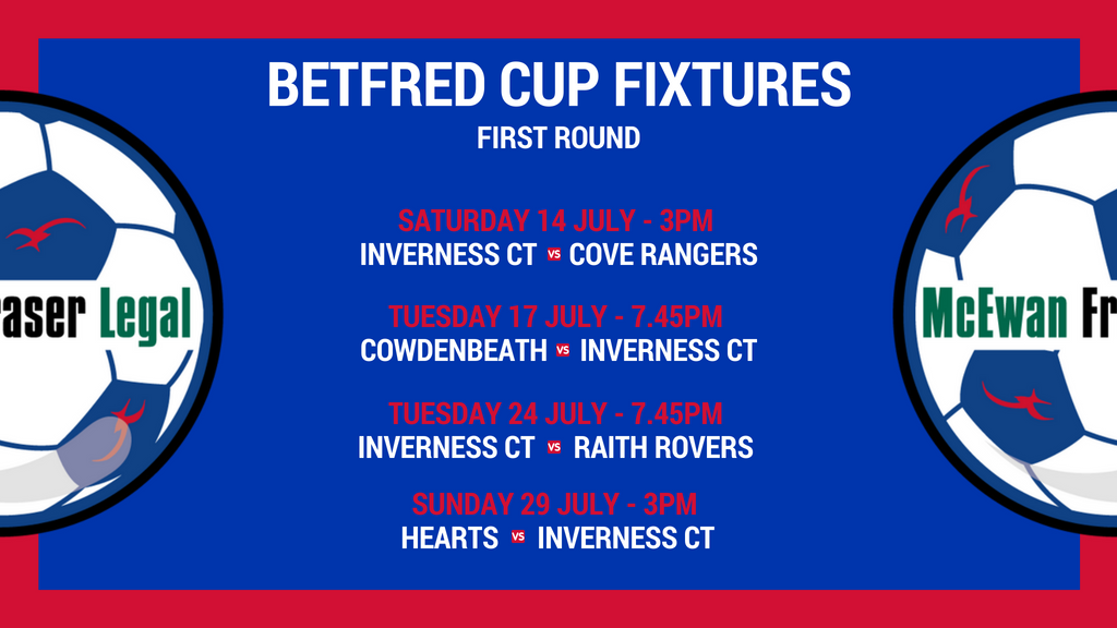 ⚽ | The <a href="/Betfred/">Betfred</a> Cup is back! <a href="/ICTFC/">Inverness Caledonian Thistle FC</a>'s first match is against <a href="/CoveRangersFC/">Cove Rangers FC</a> tomorrow- what are your score predictions?