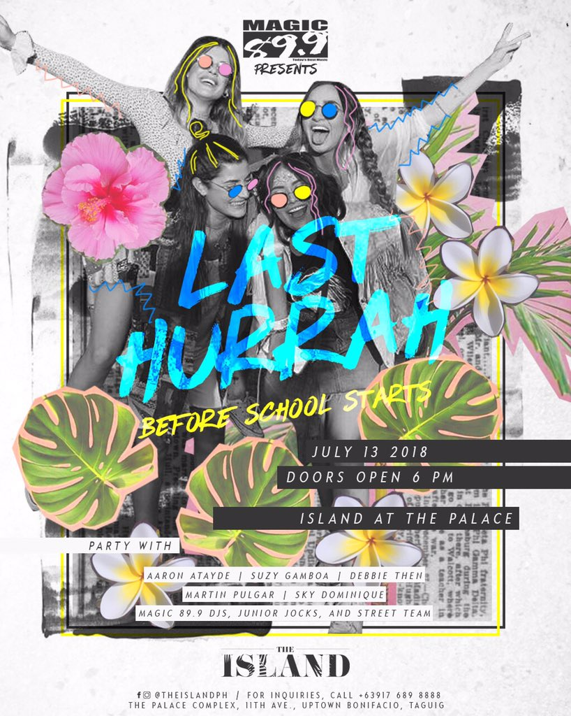 Magic899's tweet photo. Last chance to #partylikeits899 tomorrow before school comes back with a vengeance. See ya! https://t.co/chvwmsb2eq