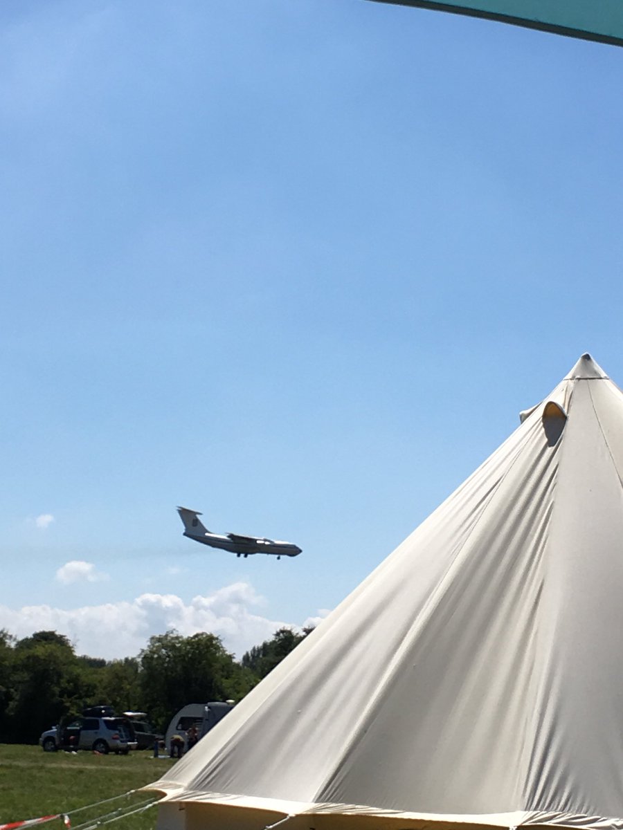 brookbelltents's tweet photo. All set up at @airtattoo  Perfect spot to watch the displays from the luxury of your deckchair @riatcamping Great facilities provided by @LoosOuthouse https://t.co/pFCYi7O4IJ