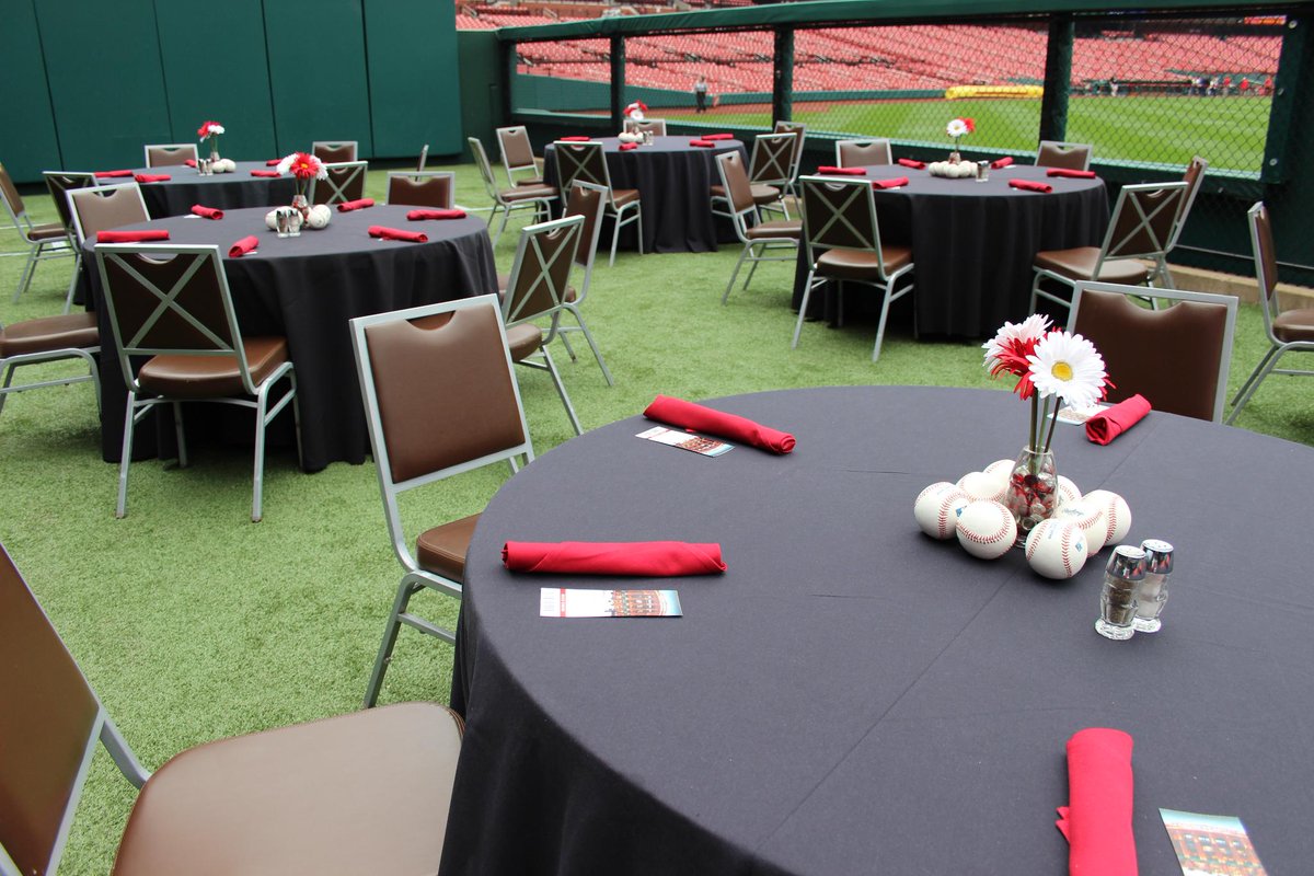Cardinals's tweet photo. Get your team warmed up for your next business meeting by hosting a kick-off breakfast in the Cardinals Home Bullpen. Let Busch Stadium be the backdrop for your next meeting or conference. Envison the possibilities
and visit https://t.co/0KHgVyEyr4. #CardsEvents https://t.co/mDnCXL0dHO