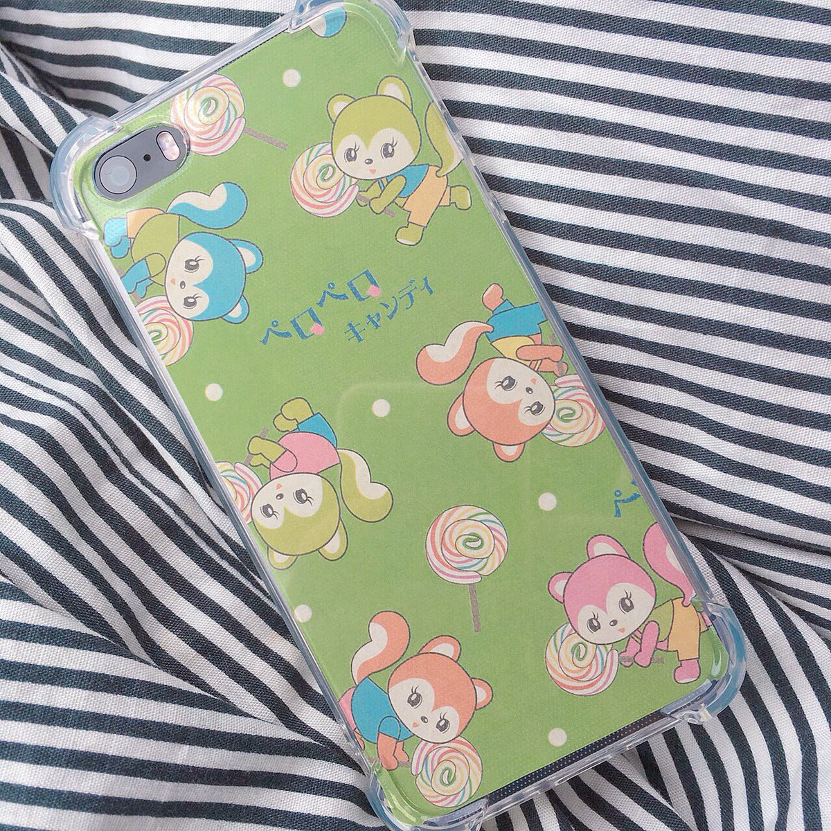 まひめ やばい わいの新しいレトロ可愛いスマホケース見てくれ セリアで買った透明ケースと折り紙