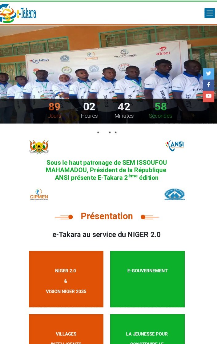 AdamouMahamad2's tweet photo. #Niger Lancement hier à #Niamey de la 2ème édition de la compétition e-takara organisé par @AnsiNiger cette compétition vise a détecter et a promouvoir le talent des jeunes nigériens dans le #TIC. @guimbasaidou @LatifaYari https://t.co/NqKI9Dc0iH