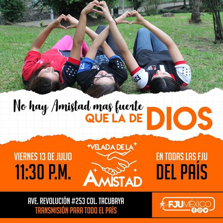 FJUMX's tweet photo. Buen día visionarios. Que la amistad con nuestro Dios dure hasta el fin de los tiempos. 
#VerásQueValeLaPenaVivir 
#VeladaFJU #BuenosDías #FJUMX https://t.co/ij5Ek8IlyJ