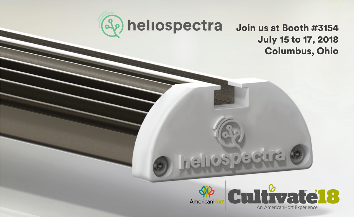 Heliospectra's tweet photo. Heading to Cultivate'18 @American_Hort ? Don't miss new lightbar series or our #HelioCORE light control in booth 3154 via @hortidaily https://t.co/63Zojmjvjk #SmartGrowersGetIt #FutureofFood https://t.co/ILQ3fj8BuN