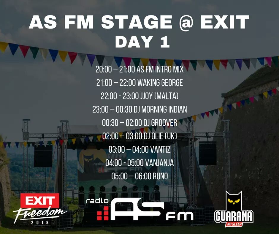 RadioASFM's tweet photo. Vidimo se večeras! @ExitFestival https://t.co/Eh2TN6Aw4o