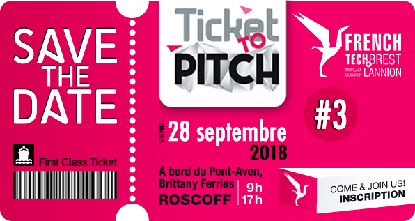 FTBrestPlus's tweet photo. 🚨[SAVETHEDATE] #Startups , envie d'embarquer sur la 3eme édition de Ticket to Pitch ? ⛴️ Rendez-vous le 28 Septembre à Roscoff 
Pré-inscription 👉 https://t.co/S1vLjCHBIh  #InTheNavy #ComeOnBoard #TTP3 https://t.co/VZjaejx2TW