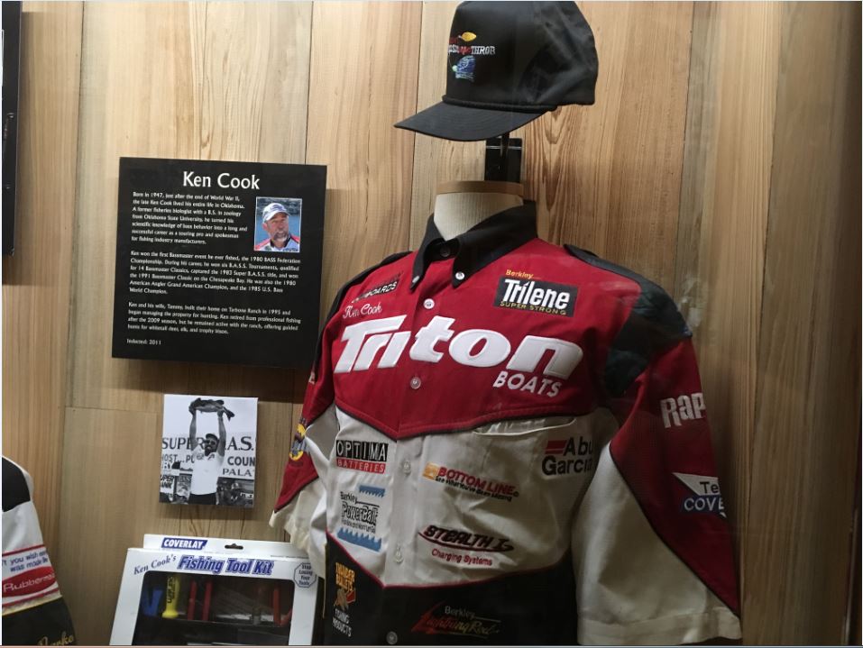 Coverlay's tweet photo. A little throwback Thursday to when Coverlay sponsored Bassmaster Champion Ken Cook. These pictures are from the Bassmaster Hall of Fame in Missouri! #Coverlay #KenCook #Legend #BassMasterHOF #ToolKit #RIP https://t.co/lNcPjzTR3g