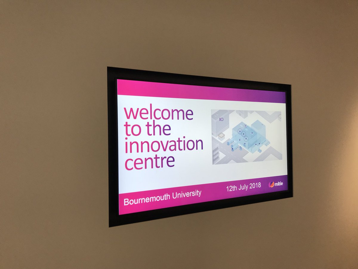 JLambSecurity's tweet image. Really enjoyable day showcasing our #ConnectedWorkspace technology to Bournemouth University