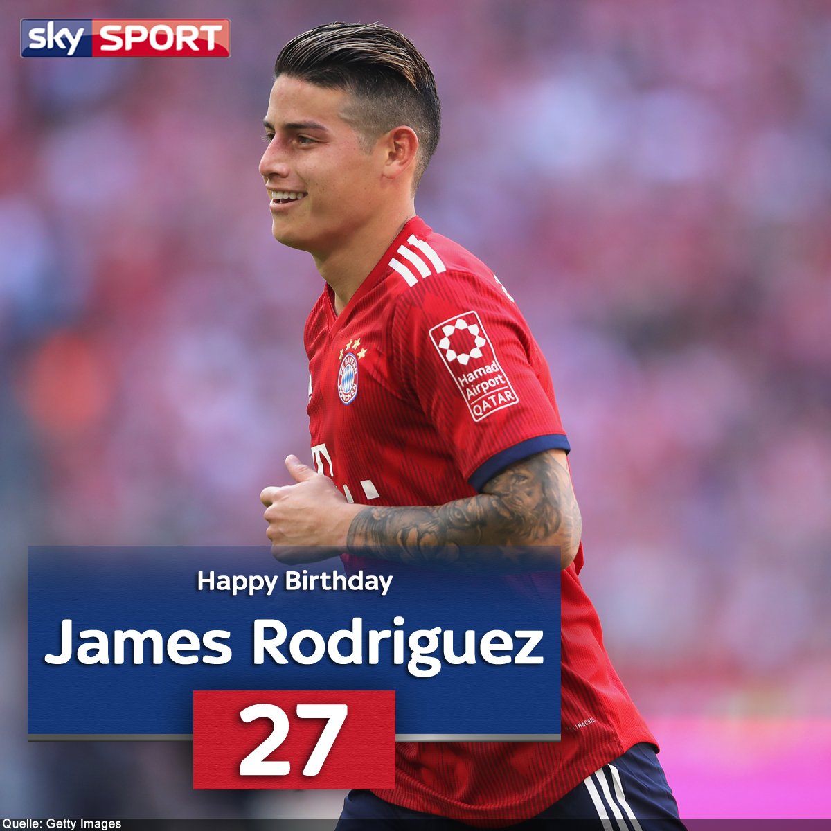 Ist er der beste Linksfuß der Bundesliga? Happy Birthday an James Rodriguez   