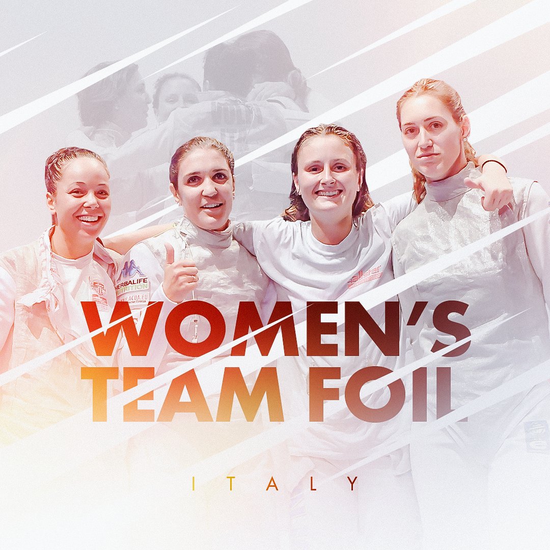 FIE_fencing's tweet photo. #TBT to the victory of #TeamItaly at the last World #fencing Championships in #Leipzig2017!

Any thoughts for this year's winners in #Wuxi2018? https://t.co/4k7kWUzGeQ