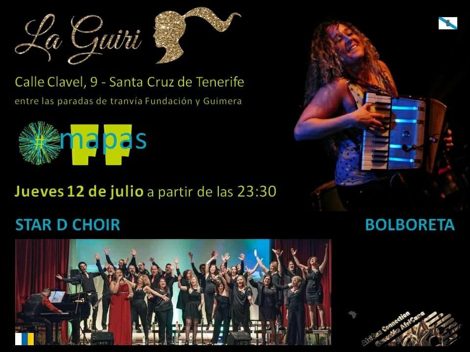 TheSunriseChoir's tweet photo. Tenemos un NOTICIÓN. Esta noche, a partir de las 23:30, @stardchoir formará parte de la programación showcase off de @MAPASmercado 2018! Será en “La Guiri” en la calle el Clavel en #santacruzdetenerife ¡no te lo pierdas! #mapasoff #EsTiempodeMAPAS #MAPAS2018 #Gospel #gospelchoir https://t.co/Hxva4j3vub