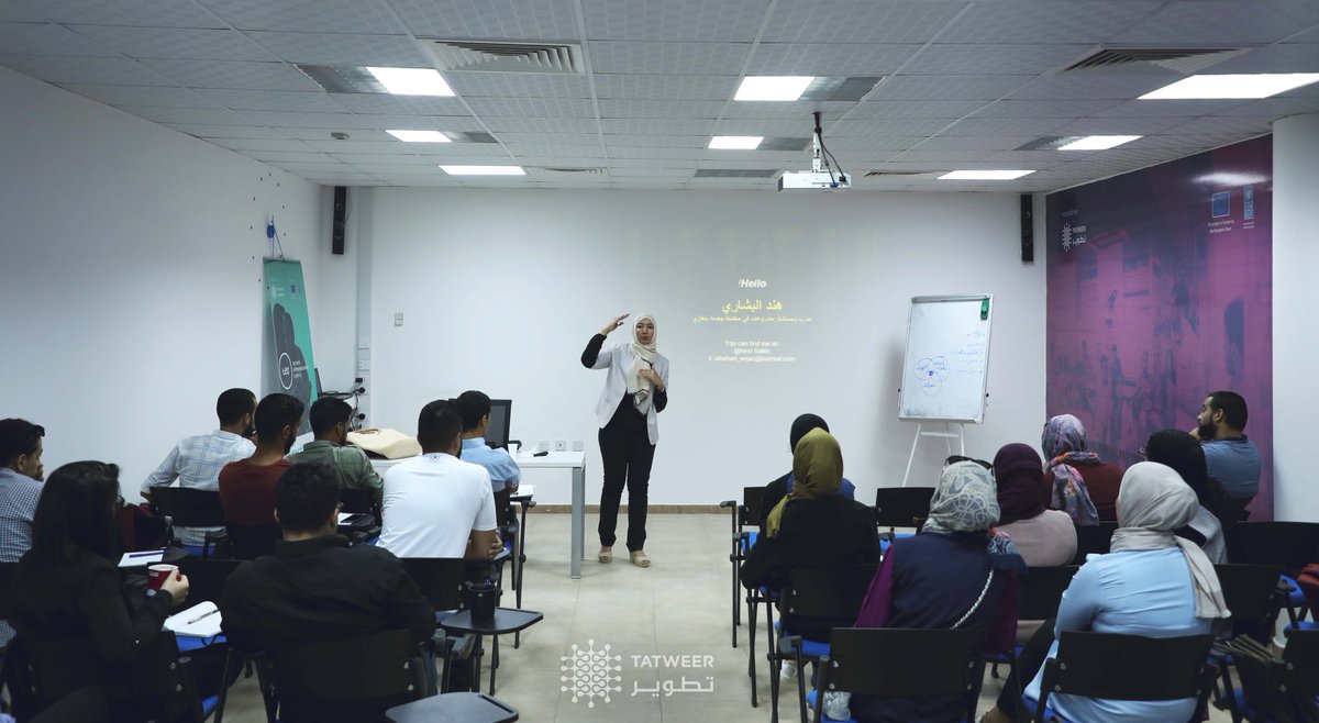 TatweerResearch's tweet photo. يستمر البرنامج التدريبي الذي بدأ منذ أيام و الخاص بمشروع #Outlier الذي يطلقه مركز تطوير لريادة الأعمال TEC# بدعم من @UNDPLibya & @EUDELtoLibya يكتسب المتدربون في هذا البرنامج الكثير من المهارات التي تمكنهم من دخول سوق العمل بعد تخرجهم من الجامعة بجاهزية أفضل. https://t.co/xPBWnvBf5c