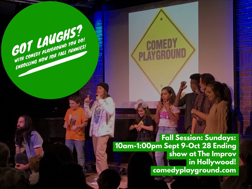 TeenComics's tweet photo. Enrillolling Now!Early reg discounts if register by Aug 1. Limited Spots!e:susanna@comedyplayground.com
class show at The Improv in Hollywood!
#teens #comics #standup #improv #friendship #growth #express #17years #create #actorslife #nonactors #losangeles #laparents https://t.co/WfrCP4aj2f