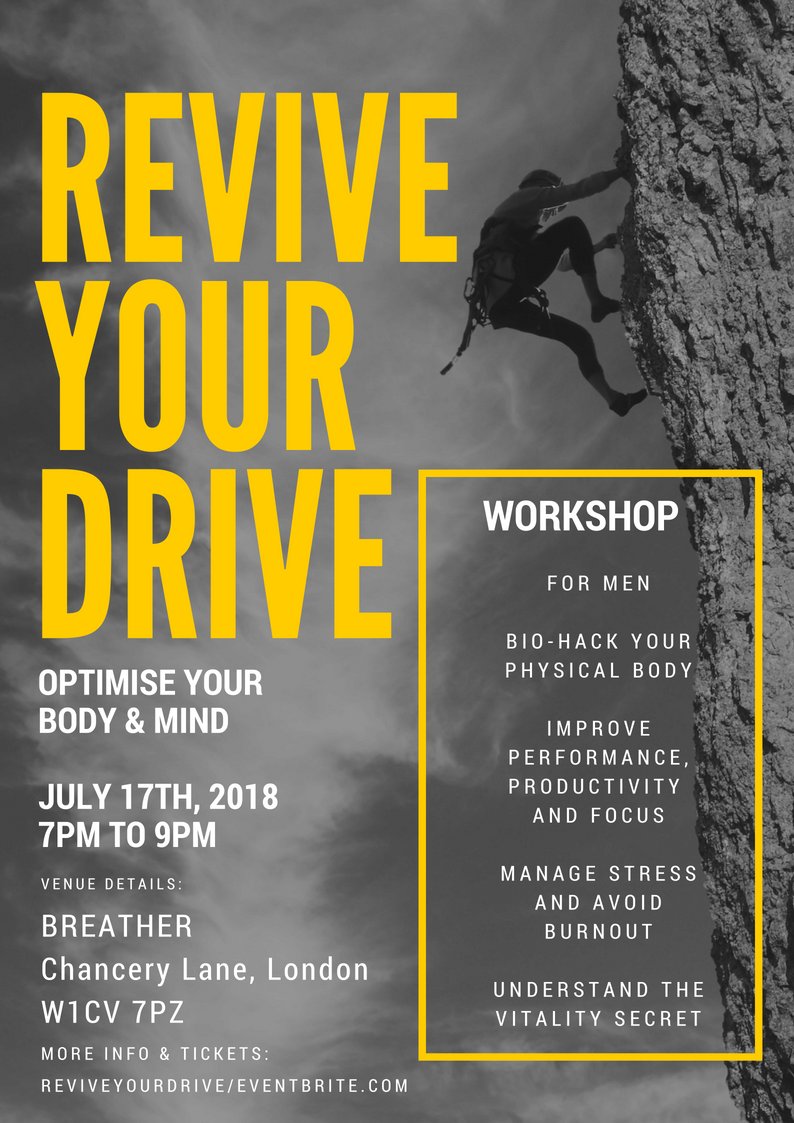 SqaudTrend's tweet photo. RT @Vitality_Secret: Men: Come and join us for this one off #workshop for #menshealth in #London! Discover the energy you never knew you had, #biohack your #brain and body. https://t.co/KSOOFcqwgQ #Londonevents #LondonLiveEvents https://t.co/oyysxIOKkM