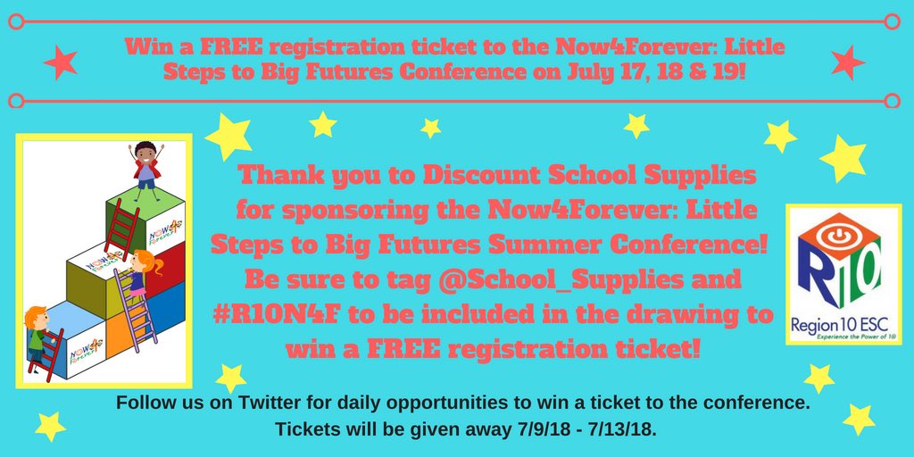 Daelynn08's tweet photo. Hey peeps! Join me next week at the N4F Early Childhood Conference for FREE! Retweet to win your ticket!!! HURRY UP! LAST CHANCE! https://t.co/sgG8RsXCVq