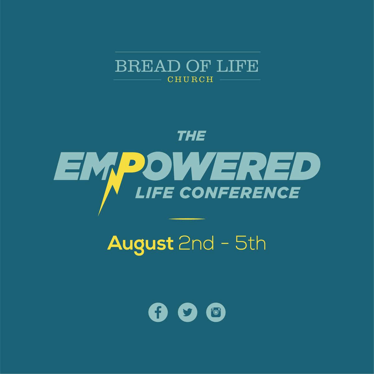kingstouchurch's tweet photo. @bolchurchtz The Empowered Life Conference. August 2nd - 5th
__________
#BOLchurch #The #Empowered #Life #Conference #TELC #August2ndTo5th https://t.co/Ddeb1N5VyX