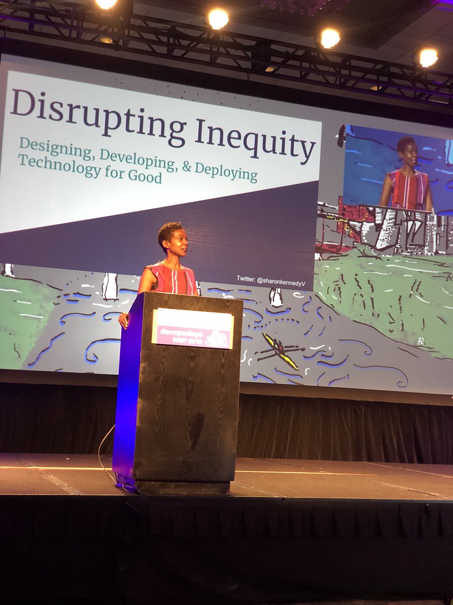 vauxia's tweet image. Very excited to be at a tech conference where this is the first speaker and topic #DevOpsDaysMSP #devopsdays