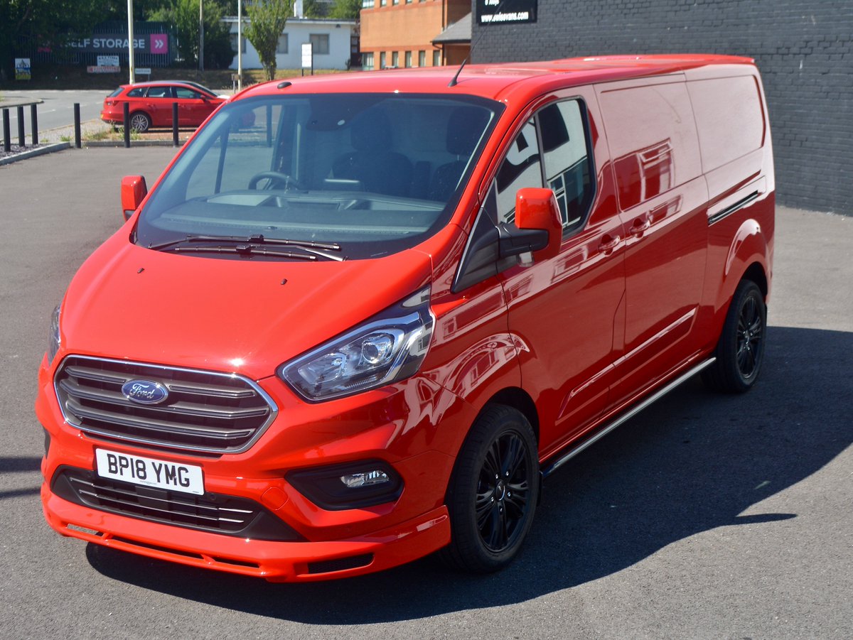 black transit custom sport