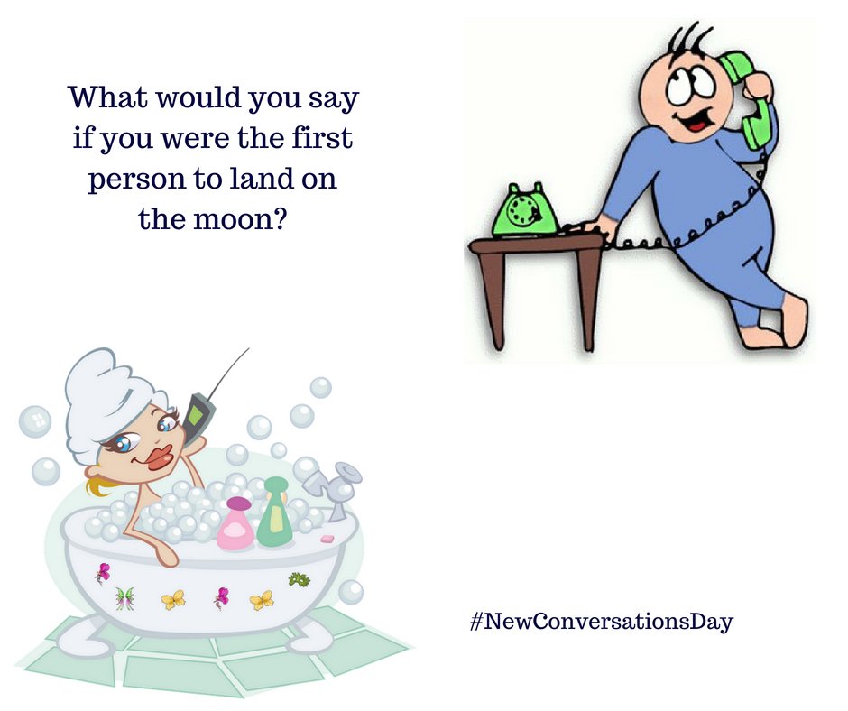 Today is the day of genuinely interesting conversations. No talking about weather! So what would you like to ask? #NewConversationsDay