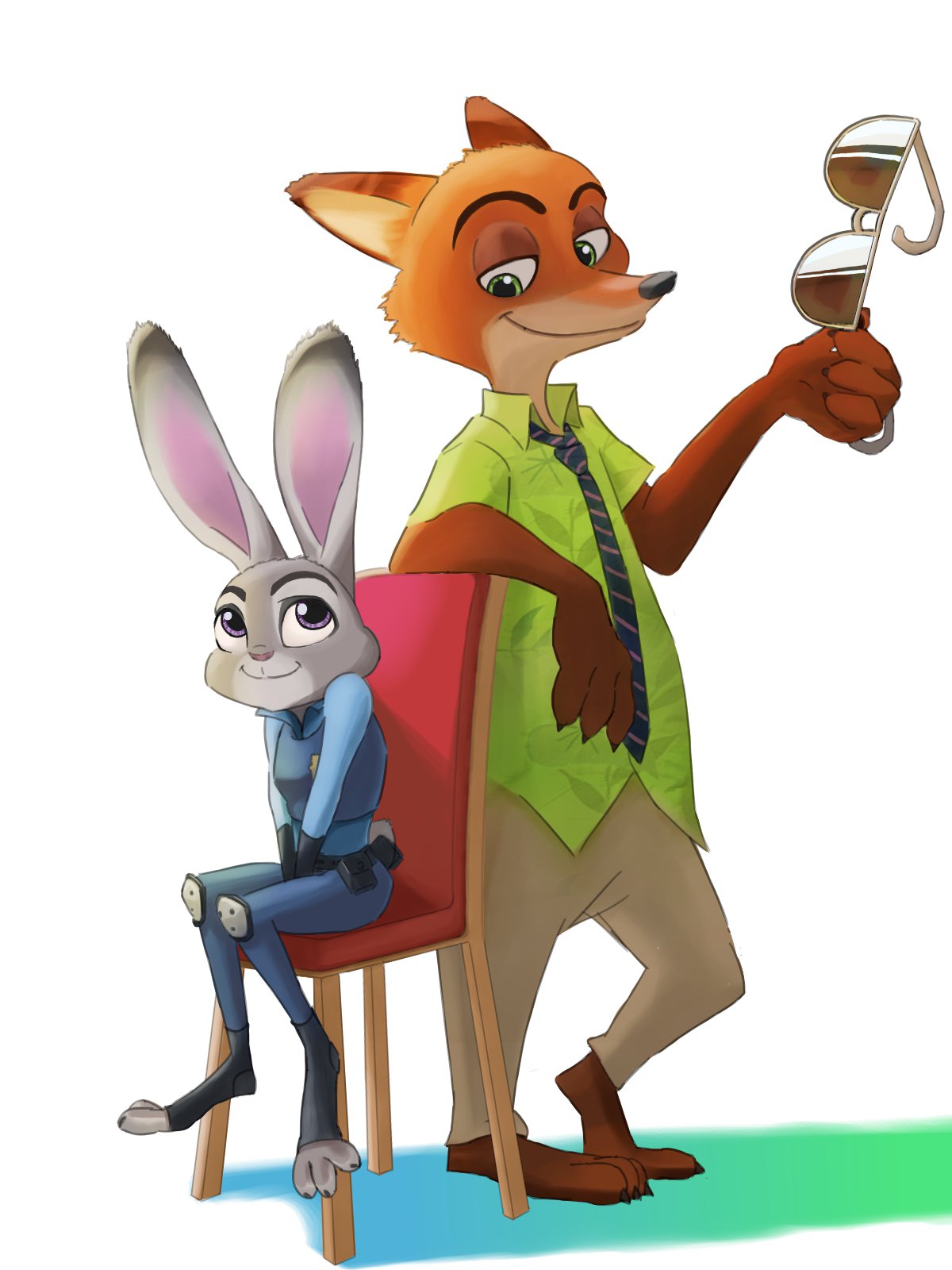 ムー ムラヤ あきらめないでいこう ふたりで ズートピア ジュディ ニック イラスト Zootopia Judy Nick T Co Wf0h5uyibf Twitter