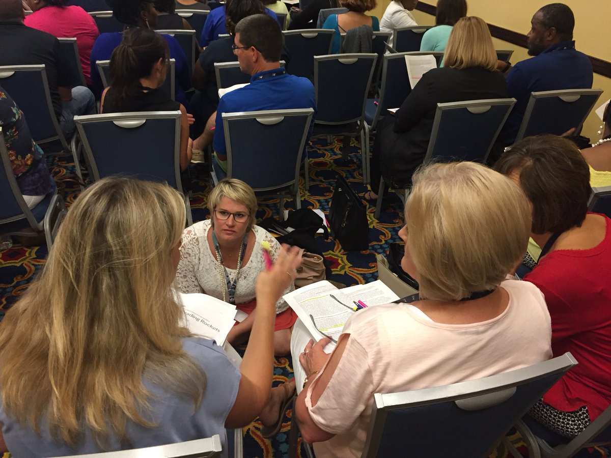 kporter_'s tweet photo. This place is hot with conversation!!! Turned around, on the floor, jammed up: #ALeducators talking with urgency about #whycoachingmatters at the Alabama Summer Learning Conference! #ARI #ReadingMatters #2018alabamalearning @Alabama_Reading @AlabamaDeptofEd https://t.co/diny5Pjtn0