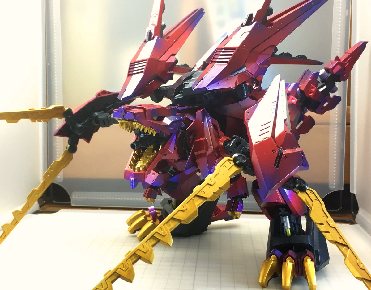 シュトゥルムテュラン塗装完了！ メッチャ塗料使ったわ… #ゾイド #ZOID