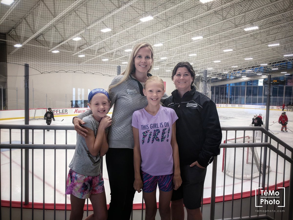 Exciting day in Women’s Hockey! Our New Coaches Ronda Curtin Engelhardt and Laura Slominski Here at @TriaRink! 🤗 

(📷 @T3Morris) 

@StarTribune article by @BlountStrib 
🔗 startribune.com/whitecaps-pick…