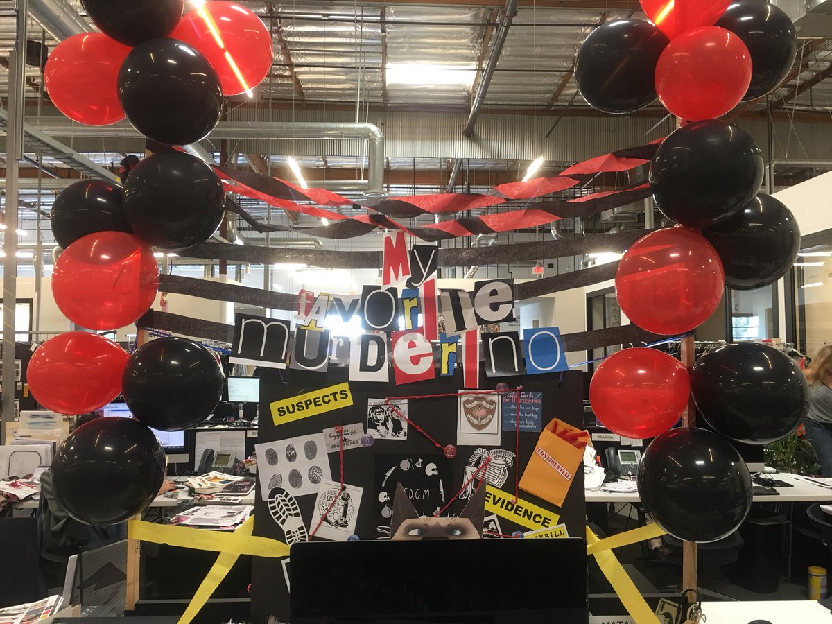 msnitnat's tweet image. Should my co-workers feel comfortable that THESE are the decorations that make a girl feel real happy?! @GHardstark @KarenKilgariff