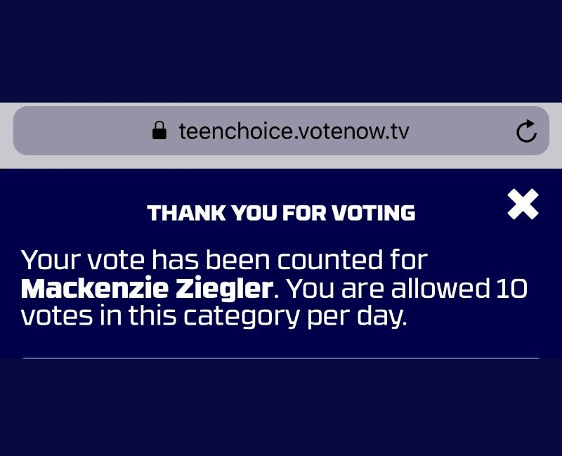 zieg_kenz's tweet photo. My #teenchoice #choicemuser is @kenzieziegler https://t.co/tZCAHT1ye1