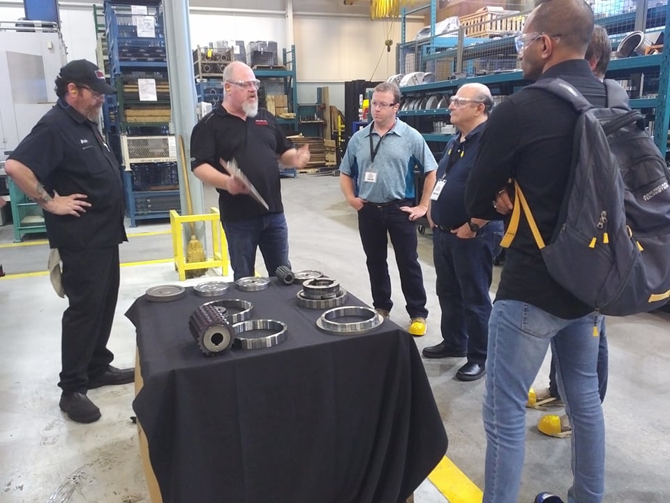 ODG_Gear's tweet photo. What a beautiful day for a tour! ODG welcomes students from the @agma Gear Manufacturing program, which attracts participants from around the world. Through an exclusive tour, they learned about the processes that make ODG unique! #TheODGWay #CanadianManufacturing #AGMA https://t.co/yNhFyfoLnd