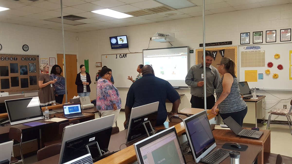 cte_ccs's tweet image. Our #yearround teachers are kicking off PD today with data dives and exploring #actworkkeys curriculum integration
