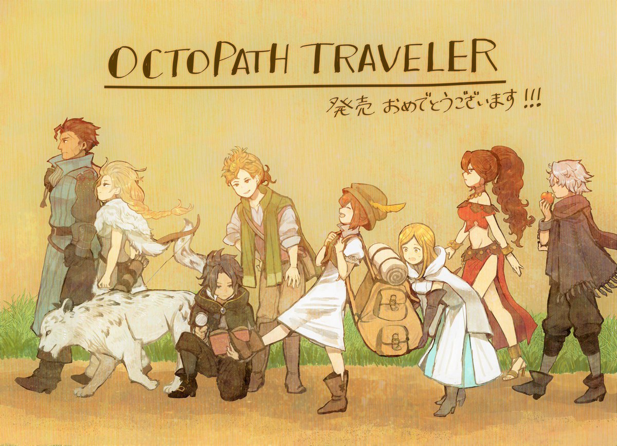 Octopath traveler is developing quite the fan art following... 