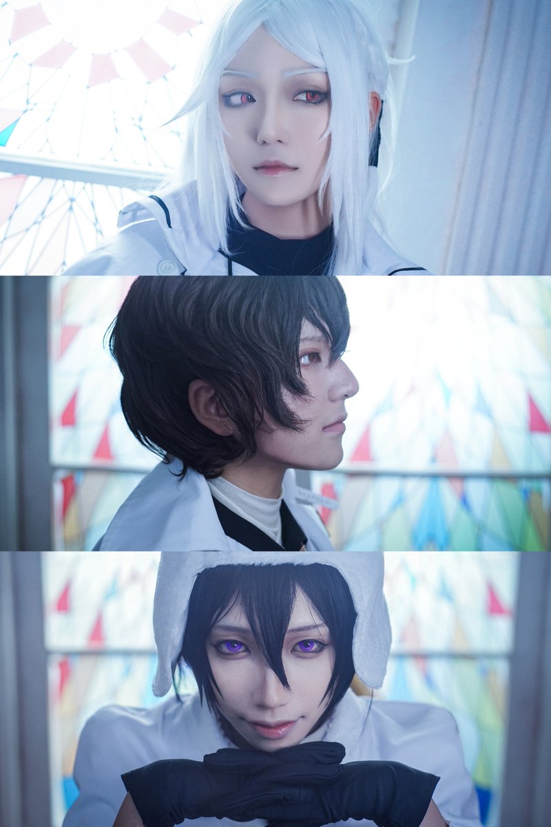 yilenlin's tweet photo. 【cosplay】-文スト-DEAD APPLE
デッド・アップル【コスプレ】

|| しぶ：云麟 || だざ：yilen霖 || ドス：安 || 
--Photo thx：燕雀-- https://t.co/hVT5f5YRrX