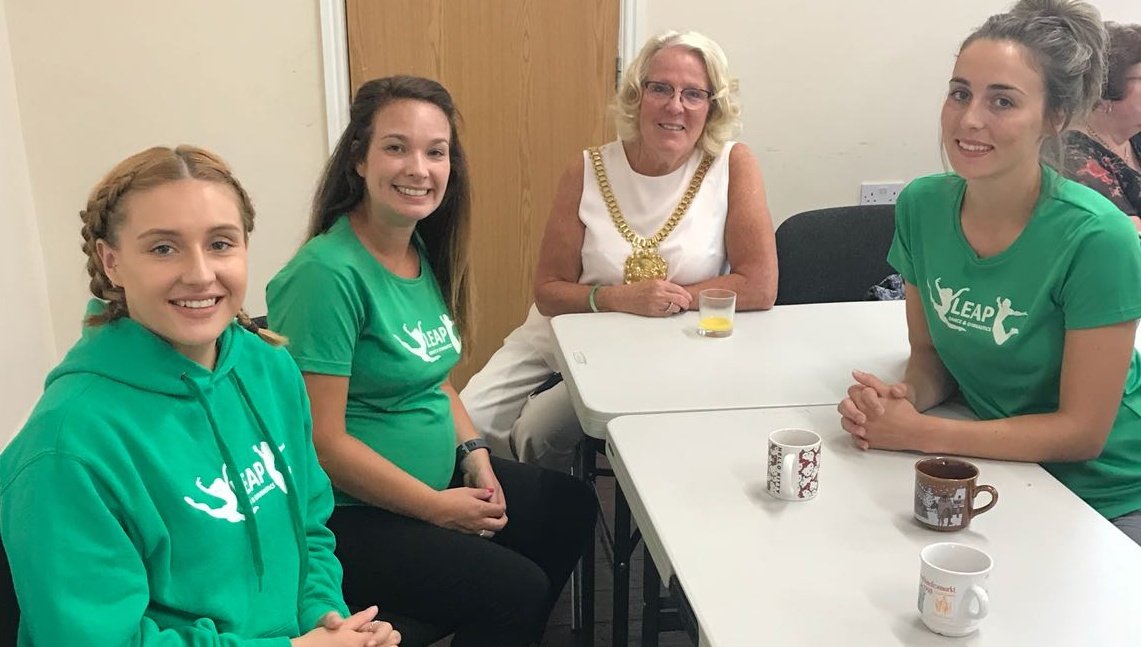 Leapclasses's tweet photo. Great to meet and share our LEAP values &amp; plans with Lord Mayor of Liverpool Councillor Christine Banks today at our newest venue in tuebrook- Hope centre💚 #Lordmayor #healthylifestyle #healthykids #newdanceclasses https://t.co/drZ34DEzUd