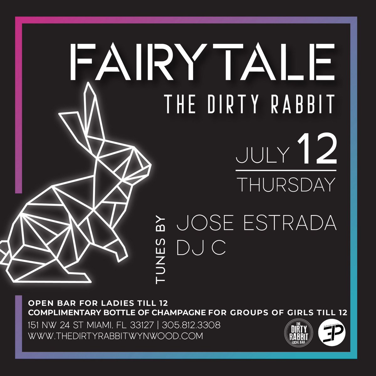 ElevatePresents's tweet photo. #TheDirtyRabbit tonight 🐰🐰 https://t.co/bTUL8Z8PdF