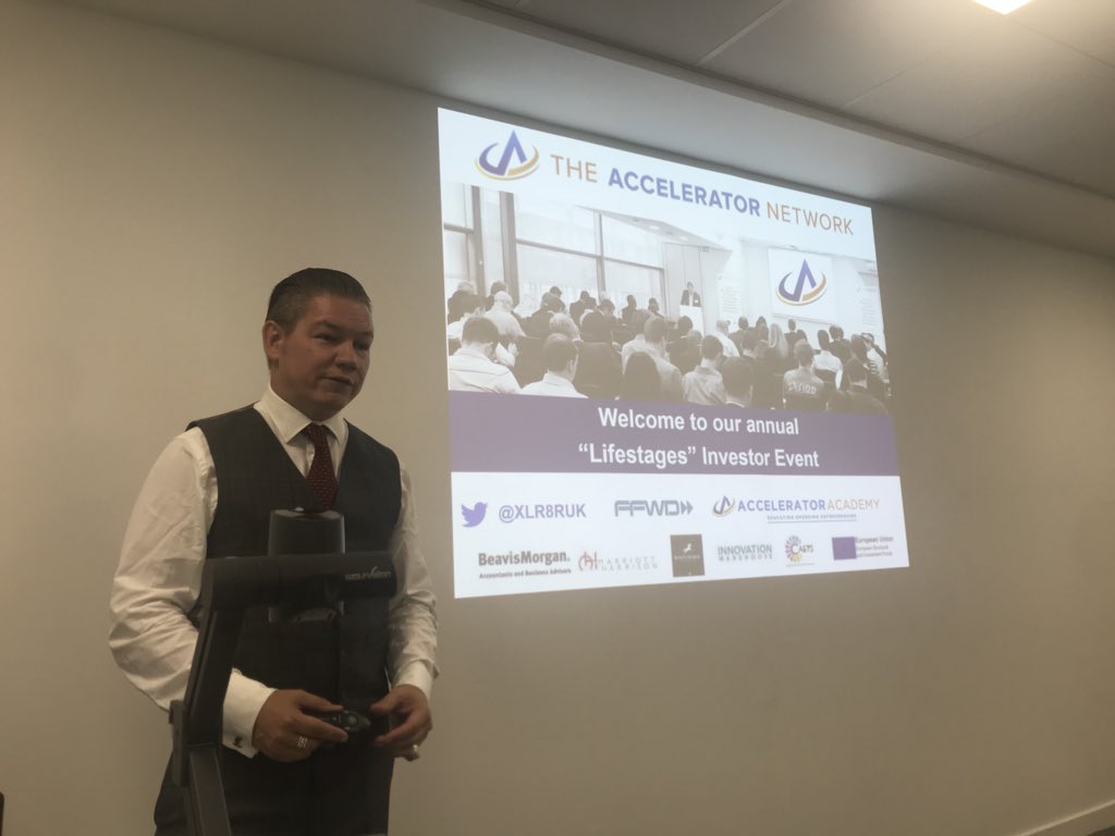 XLR8Ruk's tweet photo. @ianmerricks1 is opening our 3rd “Life Stages” Investor Event showcasing companies from @FFWDLondon  Accelerator Academy &amp; Raise #Investment #startups #scaleups https://t.co/hB03EmXjv9