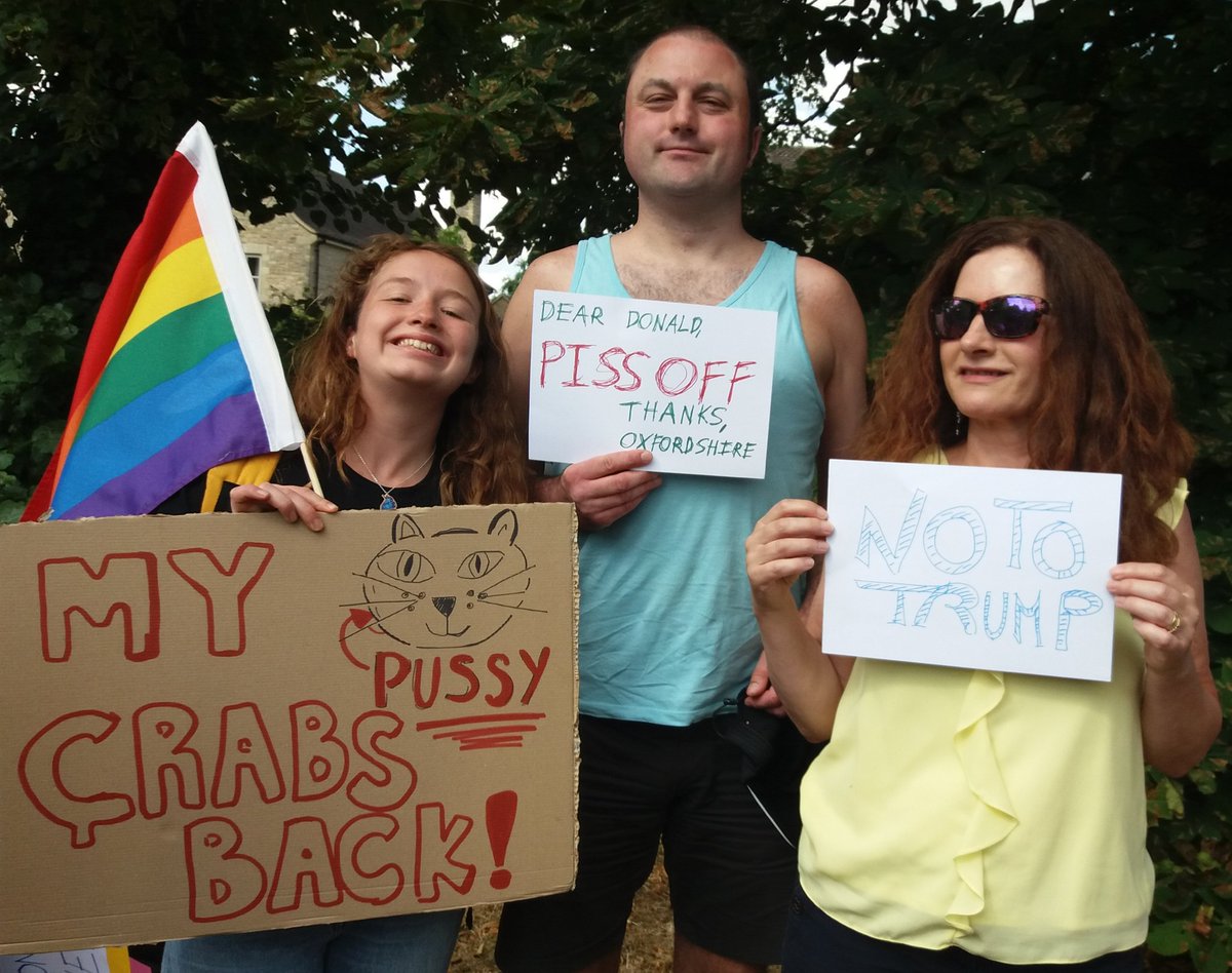The Blenheim Palace "welcome" committee 😁