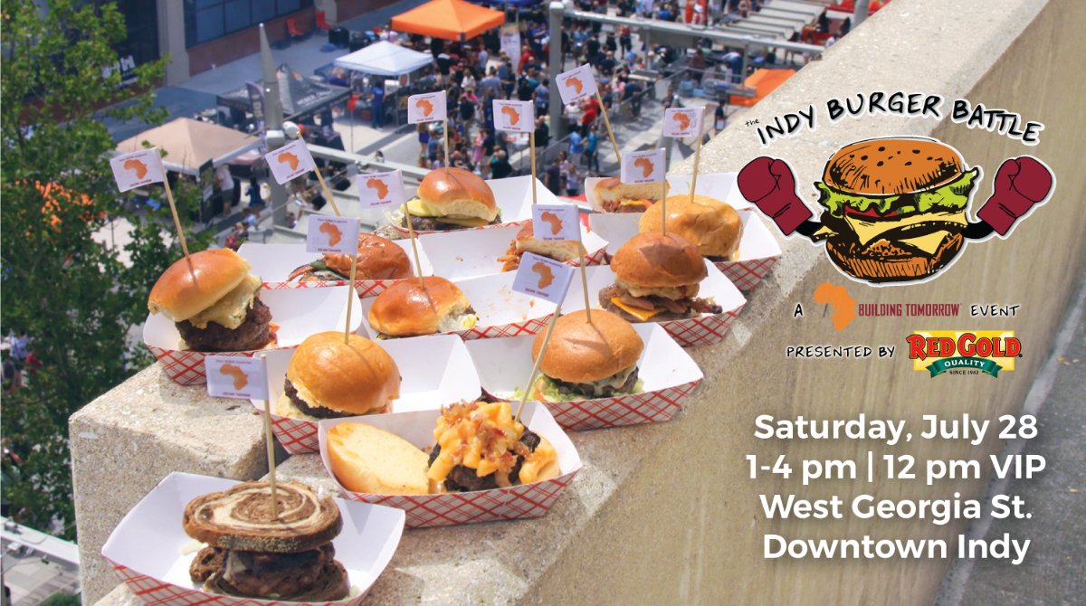 Come hungry to the #IndyBurgerBattle next Saturday, July 28! You'll have the chance to try 15+ burgers from local restaurants including <a href="/RedLionGrogHous/">Wally</a> <a href="/TeddysBrgrJoint/">Teddy's Burger Joint</a> <a href="/BurgerStudy/">beasreview</a> <a href="/UplandBrewCo/">Upland Brewing Co.</a> <a href="/Prodigy_BB/">Prodigy Burger & Bar</a> <a href="/kilroysindy/">KilroysDowntownIndy</a> <a href="/SugarFireSmoke/">SugarFire Smokehouse</a> Get tickets at IndyBurgerBattle.com