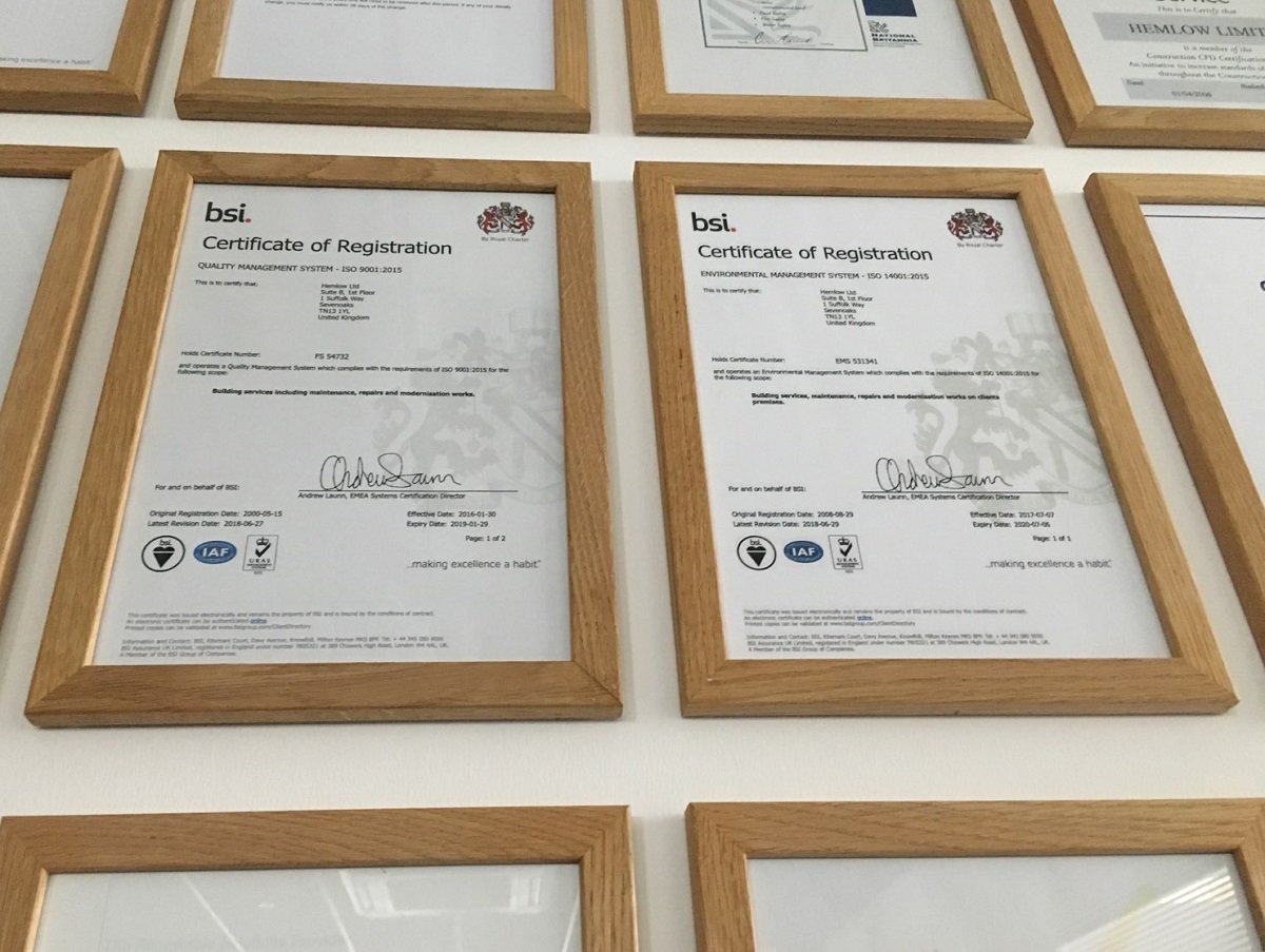hemlowltd's tweet photo. We're pleased to have received 100% in our transition to the new ISO 9001 Quality Management and ISO 14001 Environmental Management industry standards. Well done to the technical and quality support team! https://t.co/hrhOBjMLYA #facman #propertymanagement #wemakebuildingswork https://t.co/Y6X11RclTB