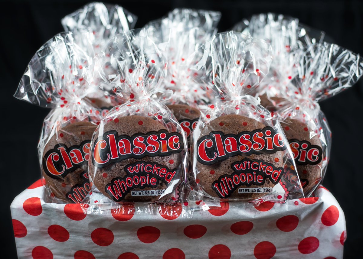 Printed OPP with whoopie pies inside!  wickedwhoopies.com.  So good!  #custombags